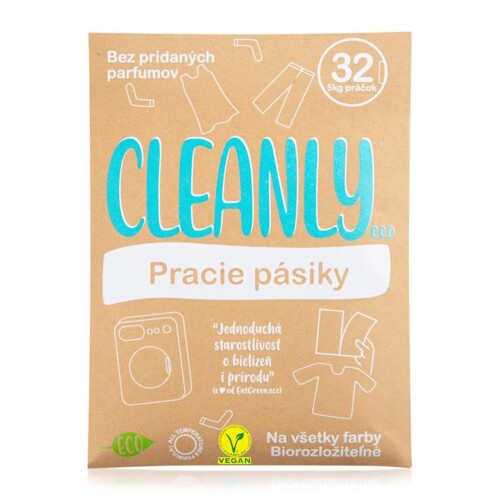 Cleanly Eco pracie pásiky na 32 praní